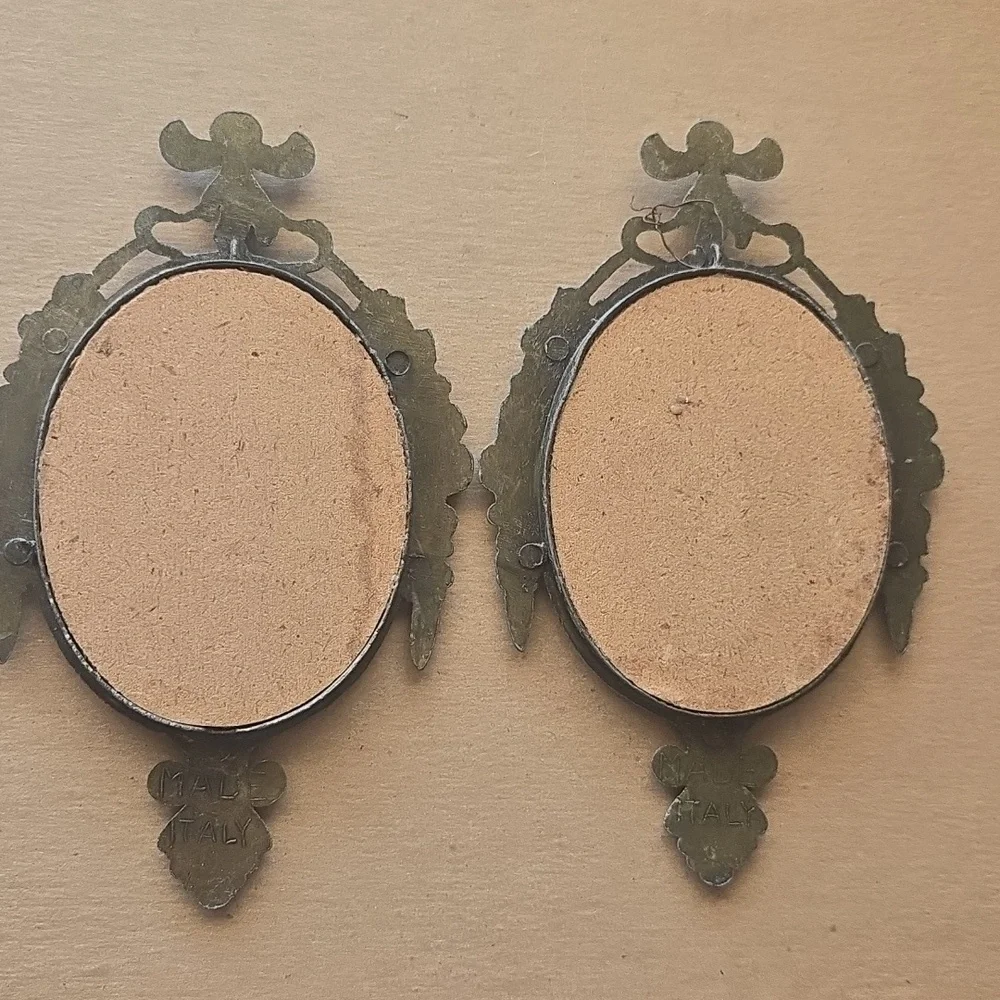 Vintage-Style Bronze Wall Mirrors